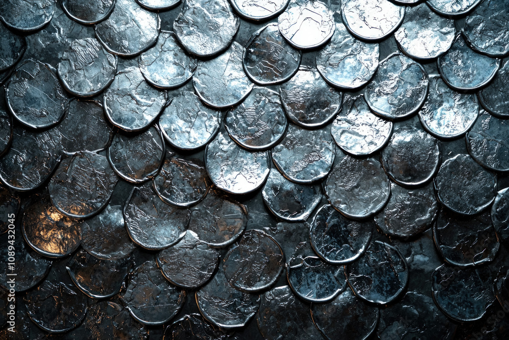 Hammered Metal Background Hammered Metal Background