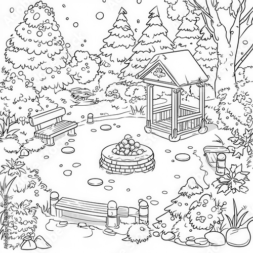 A fun snowball-making stati...