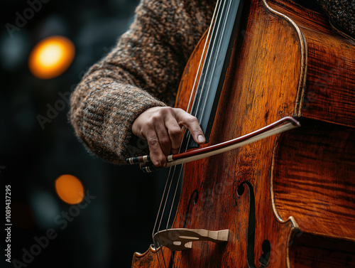 Artistic Shot Of A Musician...