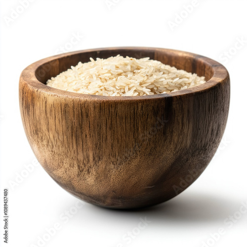 Boiled Rice Isolated