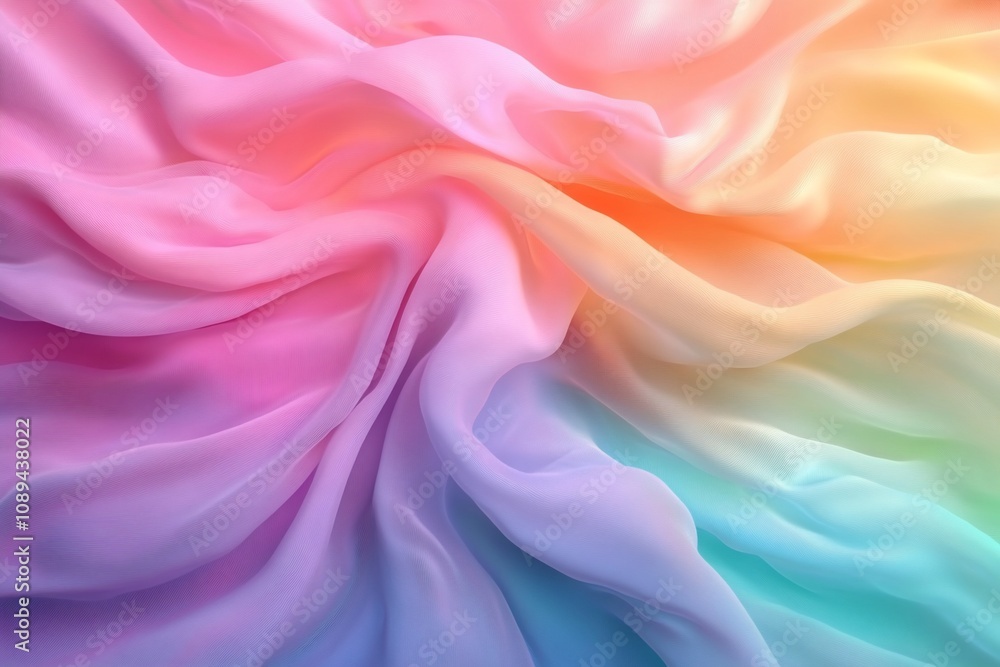 A colorful, flowing fabric texture with soft gradients and gentle waves. A colorful, flowing fabric texture with soft gradients and gentle waves.