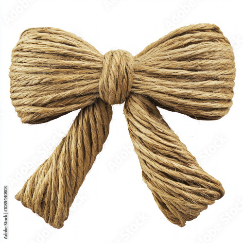 Twine Bow Isolated