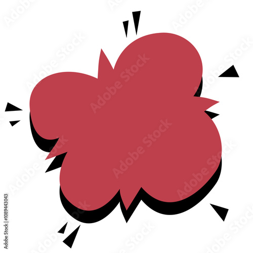 Pop Up Effect Cartoon Comic Text Speech Art