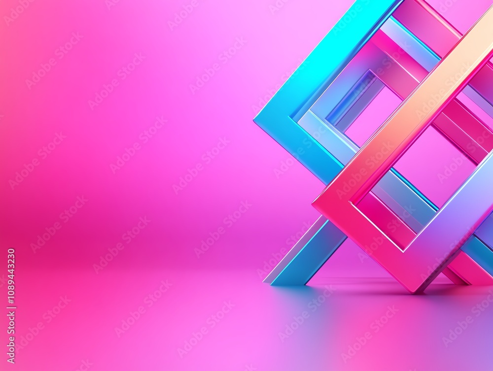 Colorful overlapping frames on a vibrant background. Colorful overlapping frames on a vibrant background.