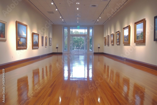 Art Gallery Showcase Displa...