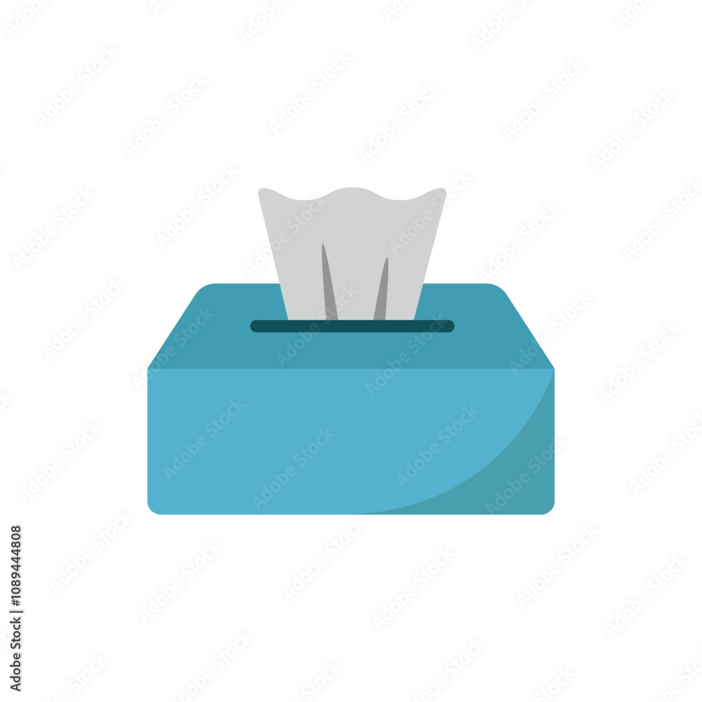 Tissue icon vector for bathroom or living room in modern and simple concept Tissue icon vector for bathroom or living room in modern and simple concept