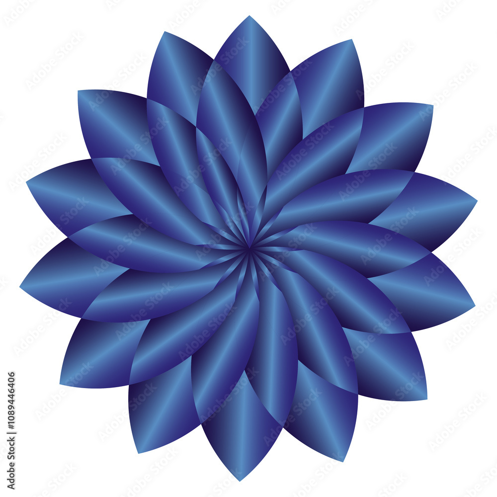 Fototapeta premium flower art illustration isolated on white background