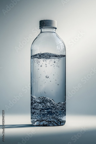 Water Bottle On White Backg...