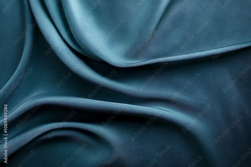 Fototapeta premium Dark teal background with smooth gradient layers