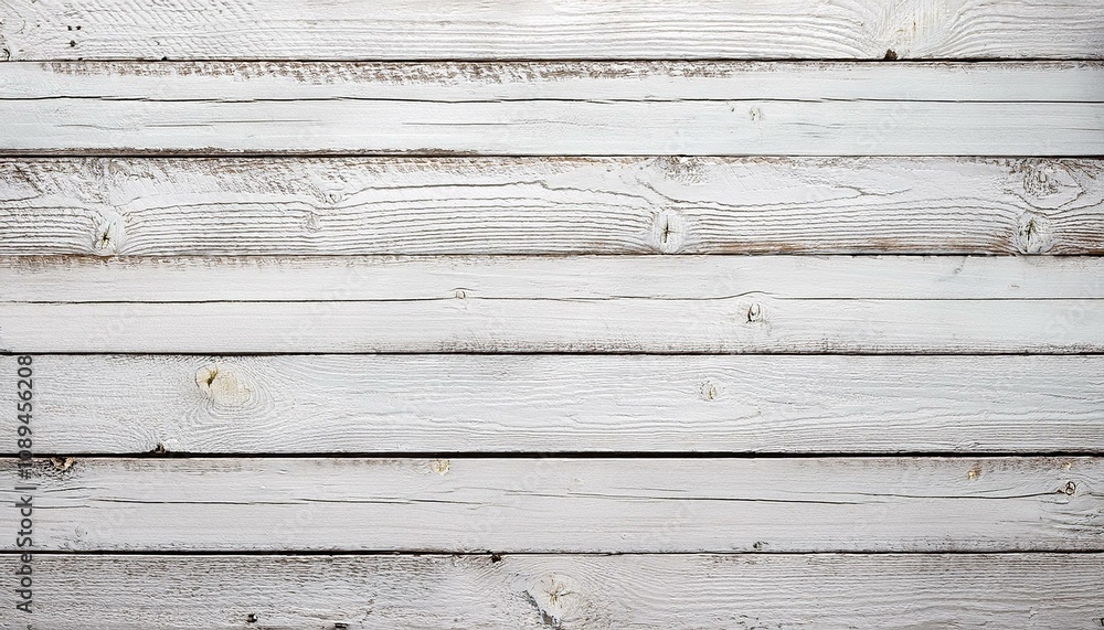 Naklejka premium grunge white planks wood background