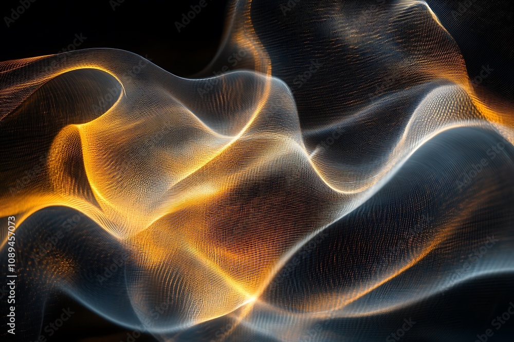 Abstract glowing textured light patterns Abstract glowing textured light patterns