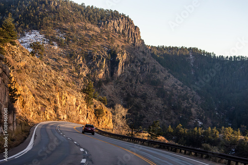 Driving to Lyons Colorado, Backroads, Scenic