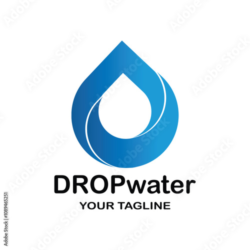 Drop Water Logo and Icon Vector Template