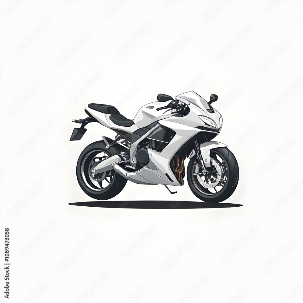 A centered motorbike icon with clean lines and visible wheels, on a transparent or white background. Symbolizing personal transportation, modern mobility, and efficient commuting. A centered motorbike icon with clean lines and visible wheels, on a transparent or white background. Symbolizing personal transportation, modern mobility, and efficient commuting.