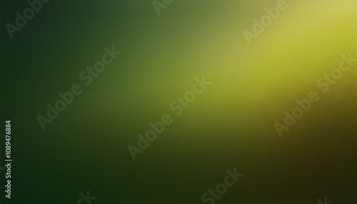 Abstract background, Olive drab #7 and Olive green gradient background with light leak and grainy texture.