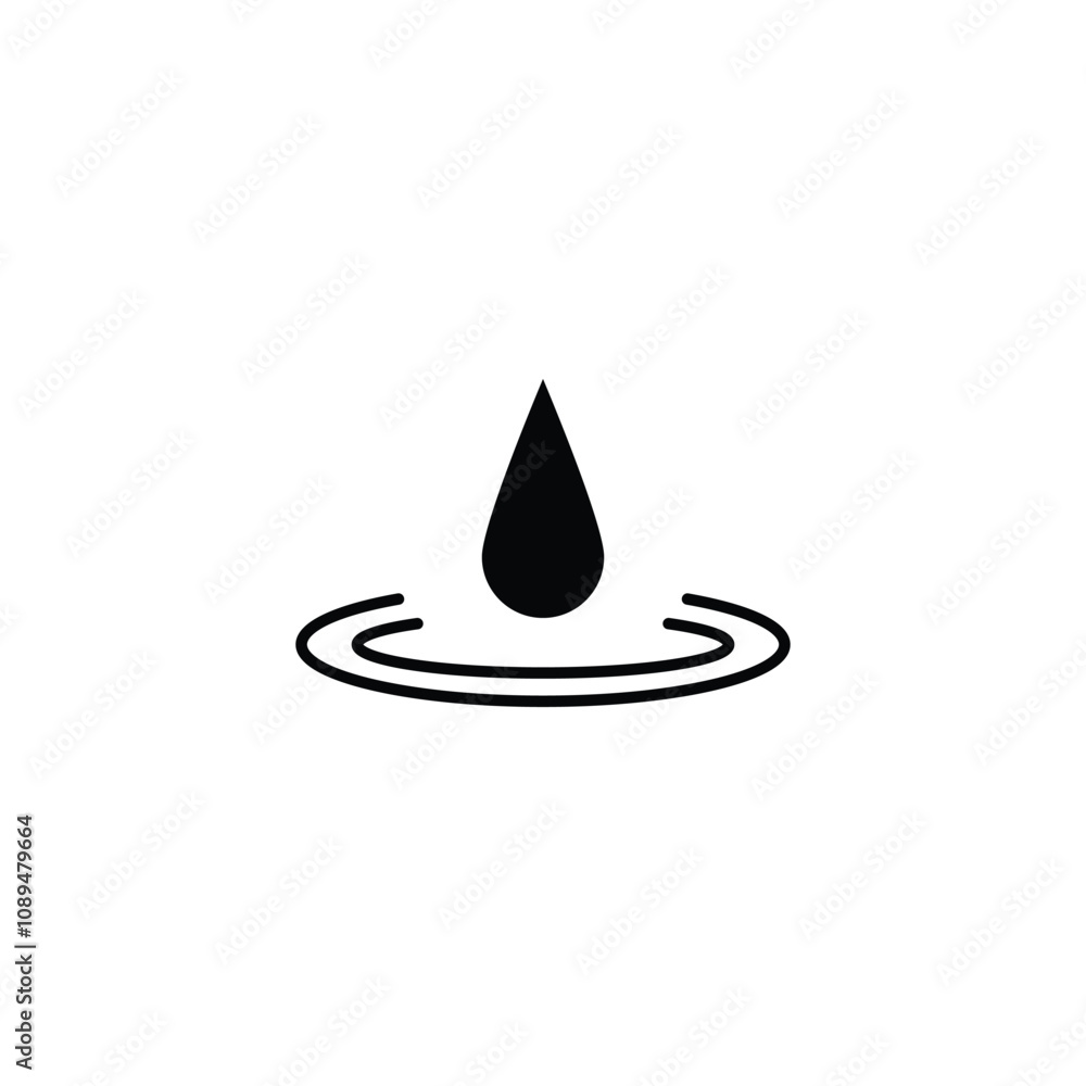 Simple Water Icon Design for Projects Simple Water Icon Design for Projects