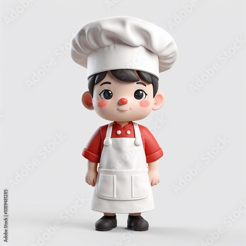 Wallpaper Mural Cute 3D Cartoon Chef Boy Bakery Cooking Kid Food Restaurant Illustration Character App Website Torontodigital.ca