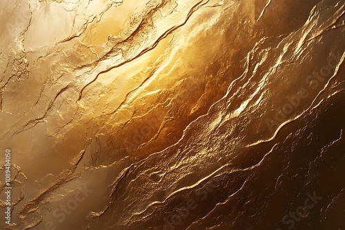Abstract gold textured background with soft flowing shine