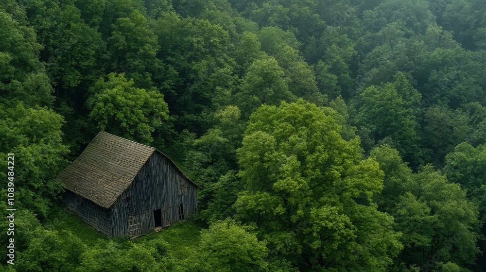 Discover a Rustic Cabin Surrounded by Lush Green Forest: A Tranquil Retreat in Nature Discover a Rustic Cabin Surrounded by Lush Green Forest: A Tranquil Retreat in Nature