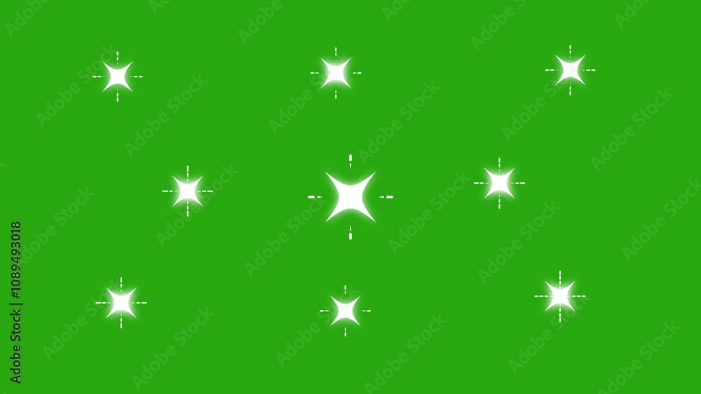 Sparkling star 2d Alpha channel green screen background, style stars blinking effects. Explosion Motion Graphic effects for cartoon, Sparkling star 2d Alpha channel green screen background, style stars blinking effects. Explosion Motion Graphic effects for cartoon,