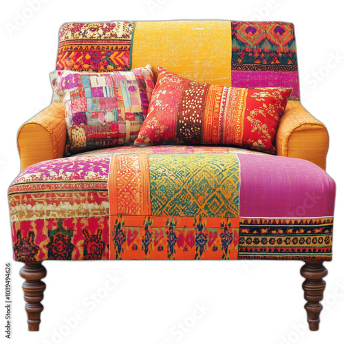 Eclectic Ottoman Furniture piece, Interior Furniture styling photo