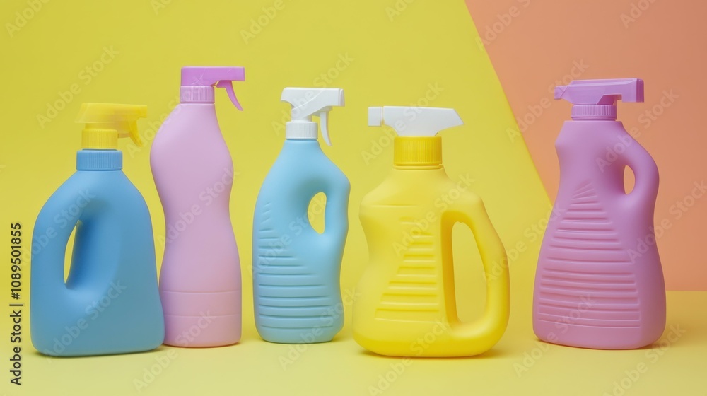 Vibrant and Functional Cleaning Supplies: A Stylish Collection of Spray Bottles for Every Home Vibrant and Functional Cleaning Supplies: A Stylish Collection of Spray Bottles for Every Home
