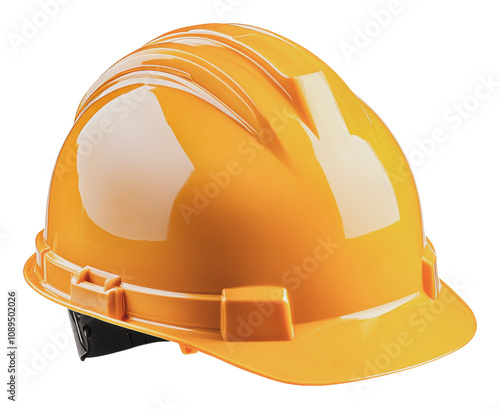 PNG Safety helmet for construction workers on site photo