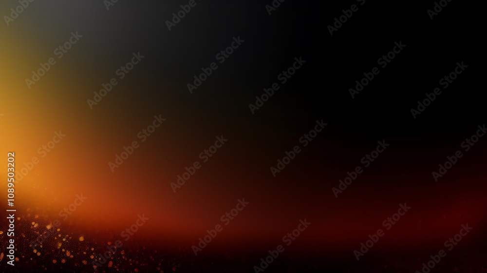 Abstract Dark Background With Orange Gradient And Sparkle Abstract Dark Background With Orange Gradient And Sparkle