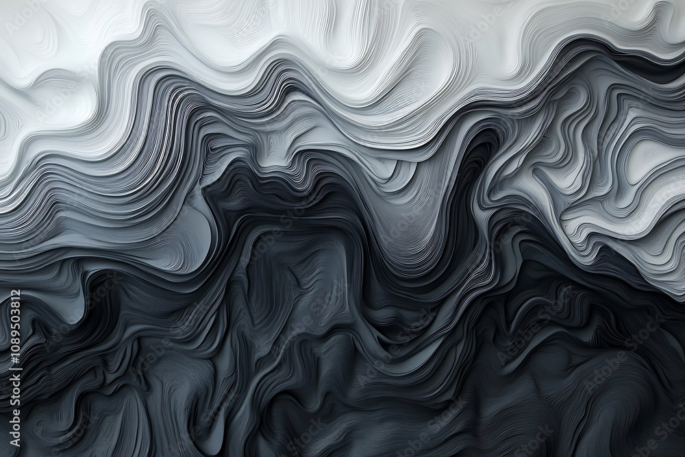 Fototapeta premium Abstract gradient from black to gray for a modern look