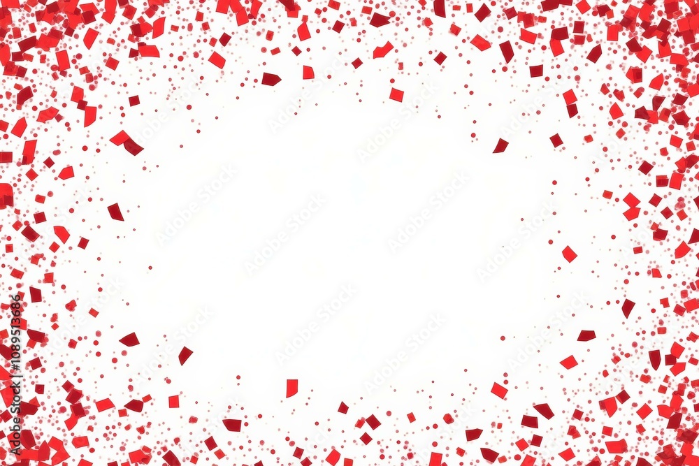 Vibrant Red Confetti Background for Celebrations, Holidays, and Festive Designs Vibrant Red Confetti Background for Celebrations, Holidays, and Festive Designs