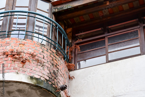 The building of the Bopiliao Historical Block in the Wanhua District, Taipei, Taiwan. Taipei City Government established the Heritage and Culture Education Center to protect the legacy of the area. photo