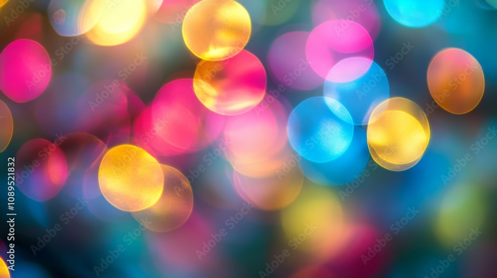 Abstract Colorful Bokeh Lights Background Image Abstract Colorful Bokeh Lights Background Image