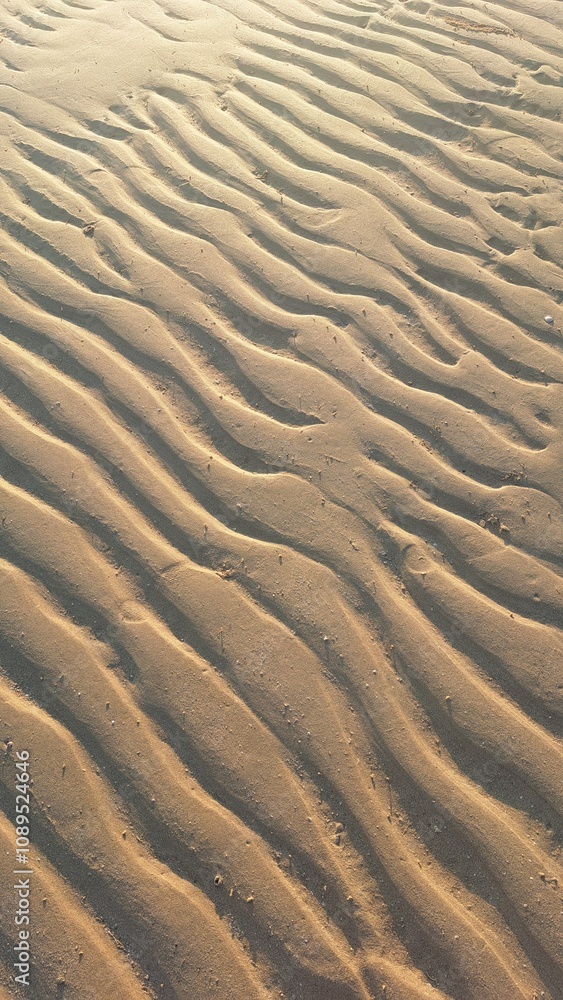 Waves in sand