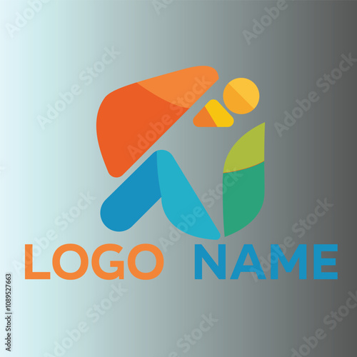 Abstract logos mega collection. Geometrical abstract logos