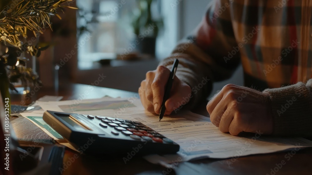 Fototapeta premium Financial Planning with Property Loans