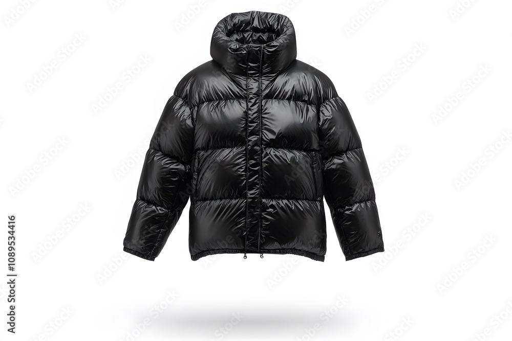 Levitating Down Jacket on White Background – Stylish Winter Wear, Lightweight Insulation, and Fashionable Outerwear Levitating Down Jacket on White Background – Stylish Winter Wear, Lightweight Insulation, and Fashionable Outerwear