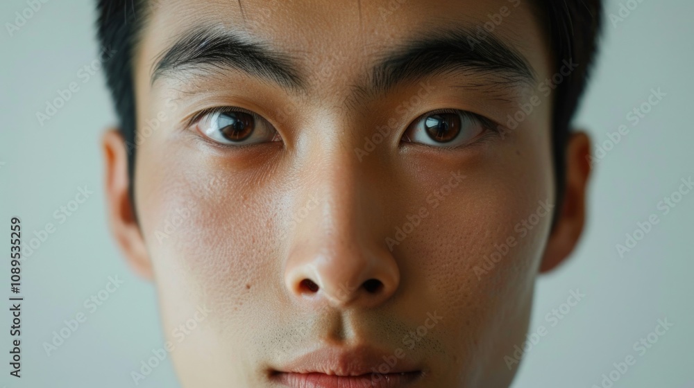 A close-up shot of a man wearing a tie, suitable for use in business or formal settings A close-up shot of a man wearing a tie, suitable for use in business or formal settings