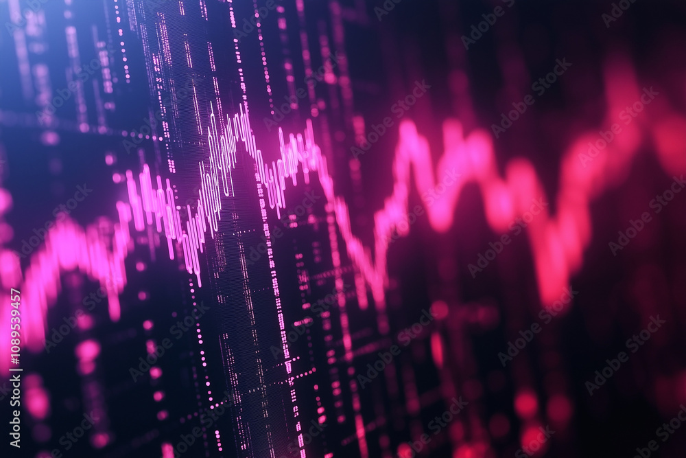 Abstract financial graph with uptrend arrow lines Abstract financial graph with uptrend arrow lines