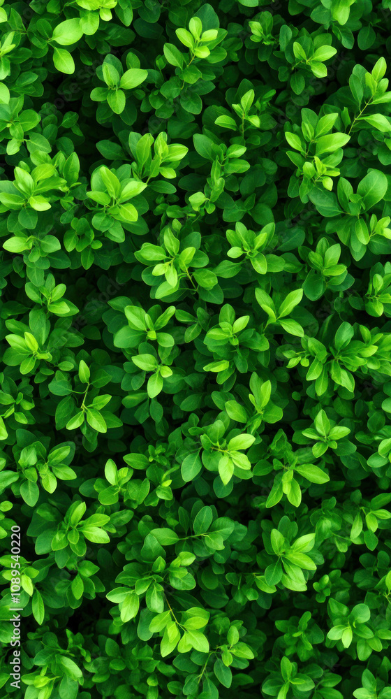 Vibrant green leaves create a lush and refreshing background full of life. Vibrant green leaves create a lush and refreshing background full of life.