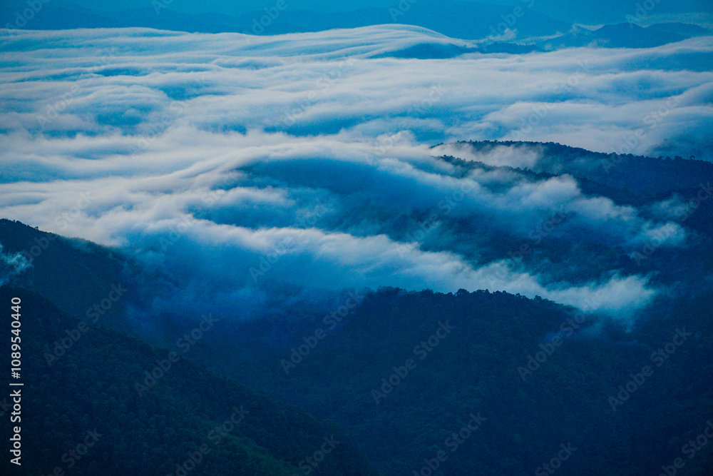 Majestic cloud formation over mountain range nature landscape photography serene environment aerial view natural beauty Majestic cloud formation over mountain range nature landscape photography serene environment aerial view natural beauty