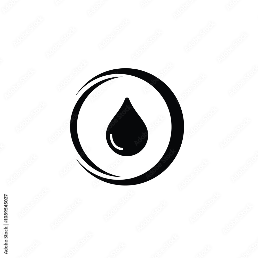 Drop Water Logo and Icon Vector Template Drop Water Logo and Icon Vector Template