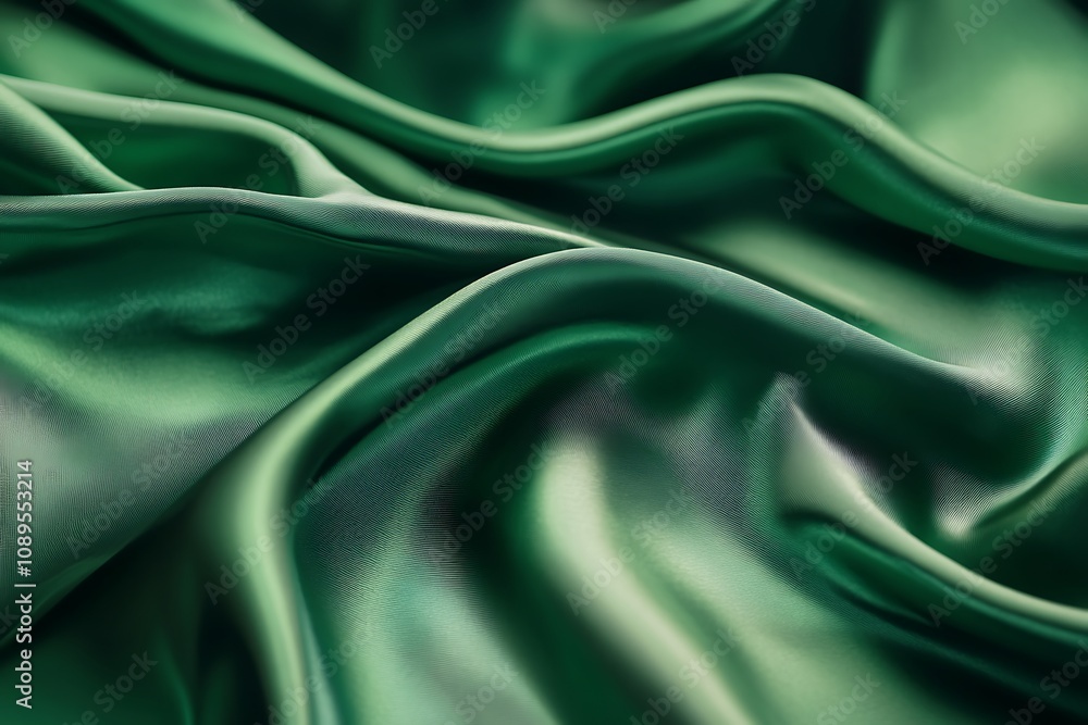 Obraz premium emerald green background with soft shine