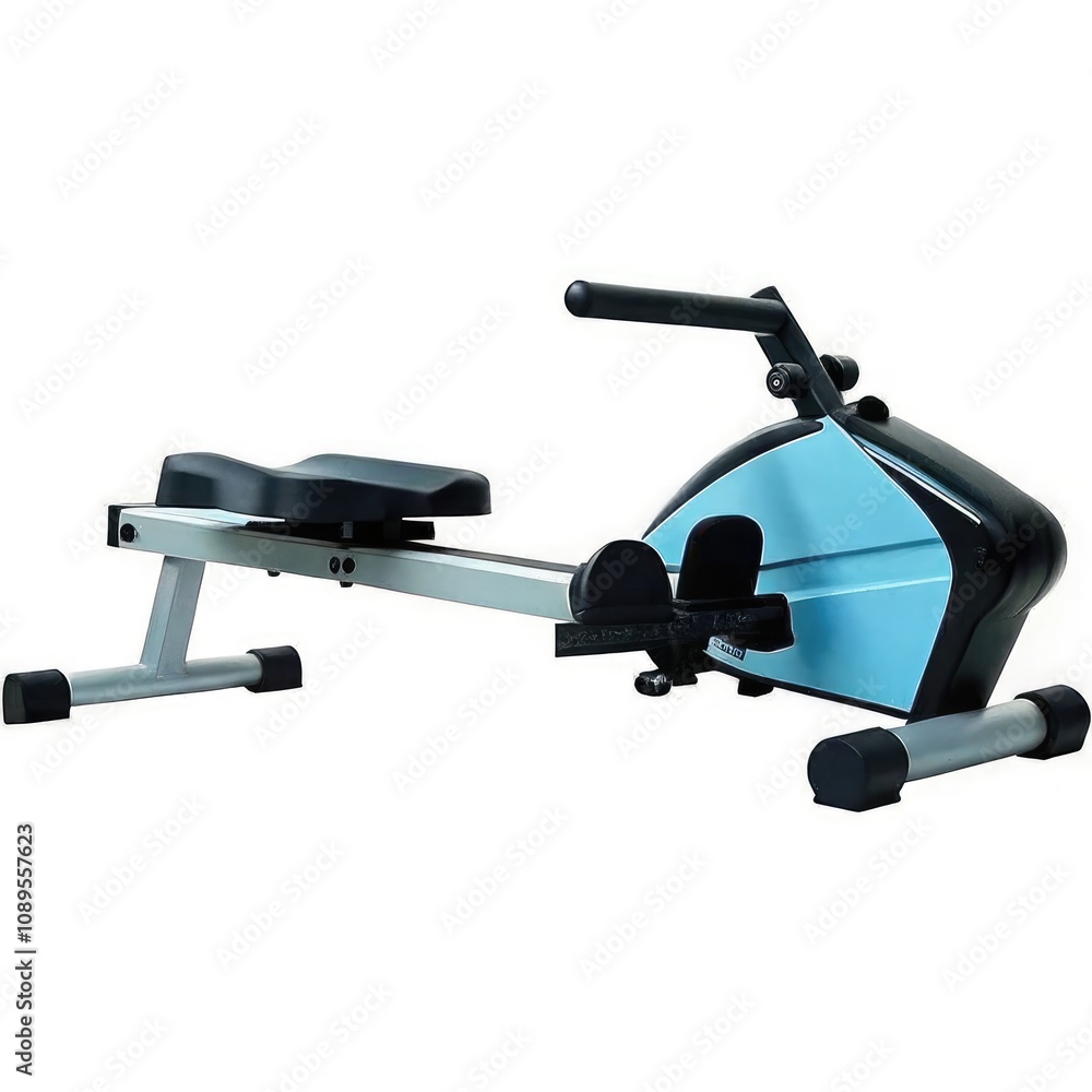 Rowing Machine for Fitness Training in a Home Gym Setup. Generative AI Rowing Machine for Fitness Training in a Home Gym Setup. Generative AI