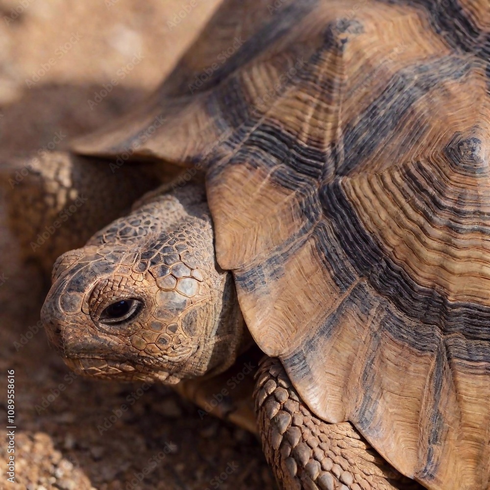 Detailed macro of a desert tortoise's rough, scaly skin. Detailed macro of a desert tortoise's rough, scaly skin.