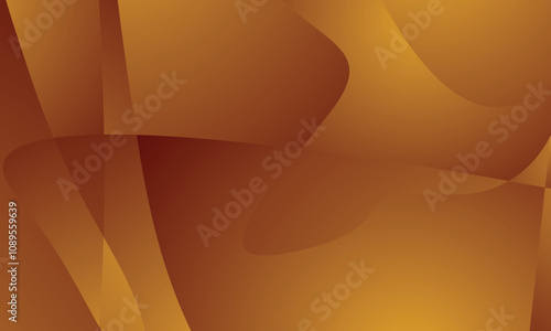 This image features an abstract design with a warm color palette, primarily shades of deep red, orange, and brown. The composition includes smooth, overlapping, curving shapes and gradients, creating 