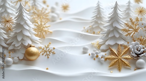 Enchanted Christmas Wonderland Wallpaper