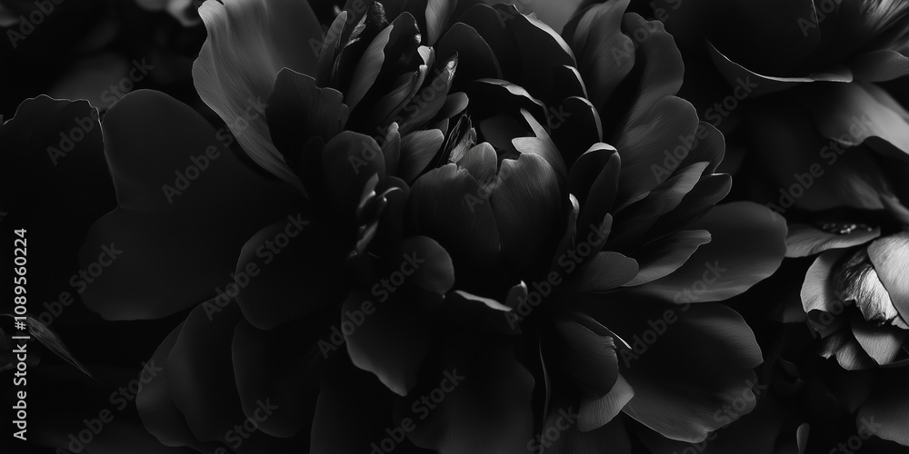 Aesthetic close-up of black flowers creating a visual appeal. Aesthetic close-up of black flowers creating a visual appeal.