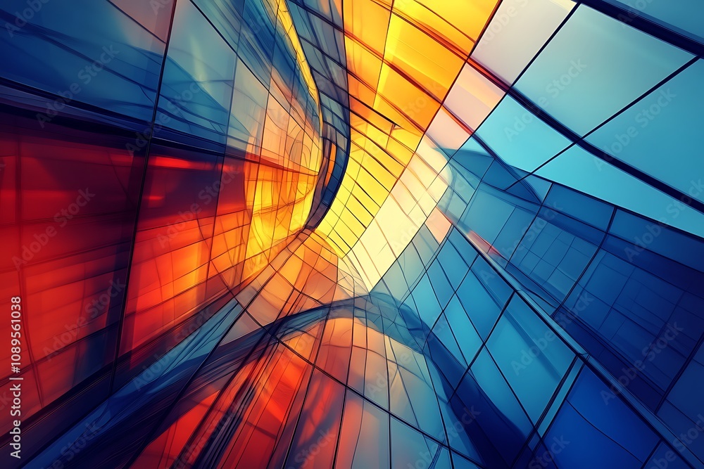 Abstract concept of corporate financial success Abstract concept of corporate financial success