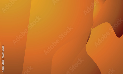 This image features an abstract design with a warm color palette, primarily shades of deep red, orange, and brown. The composition includes smooth, overlapping, curving shapes and gradients, creating 