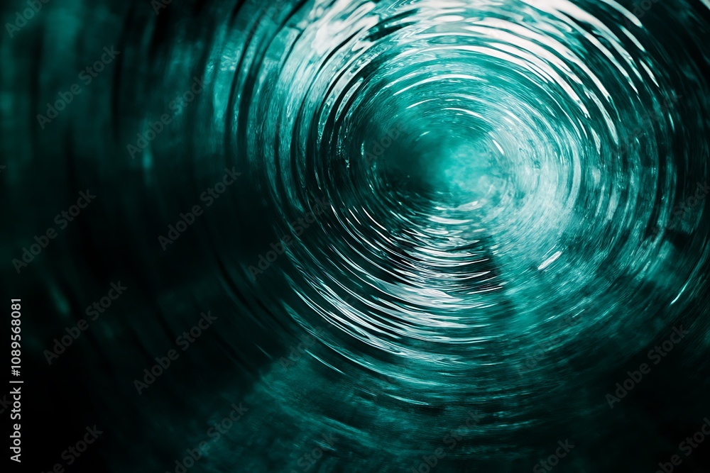 Abstract radial light effects in teal over a dark background Abstract radial light effects in teal over a dark background